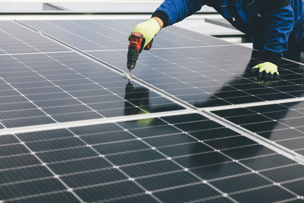 Solar Power Panel Installation